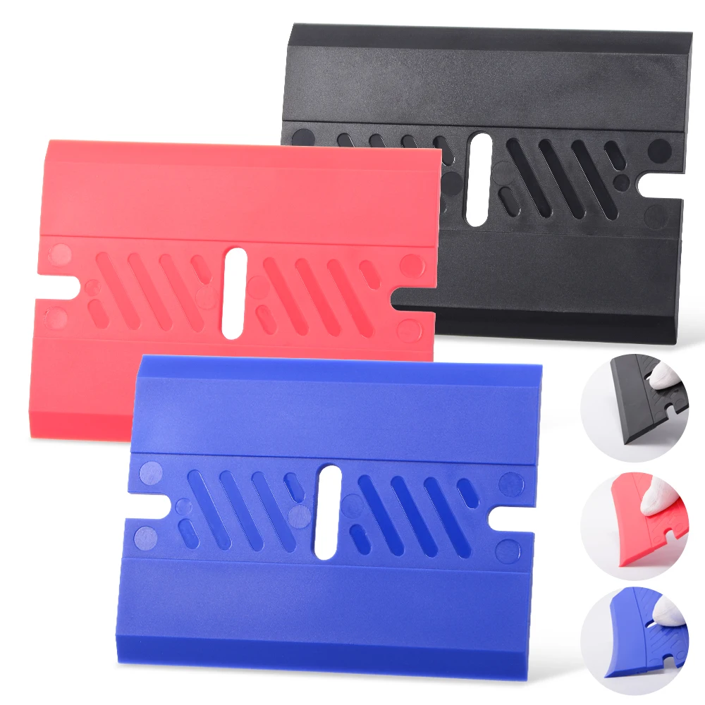 FOSHIO 3 шт. виниловая пленка Ракель автомобильные инструменты углеродное волокно