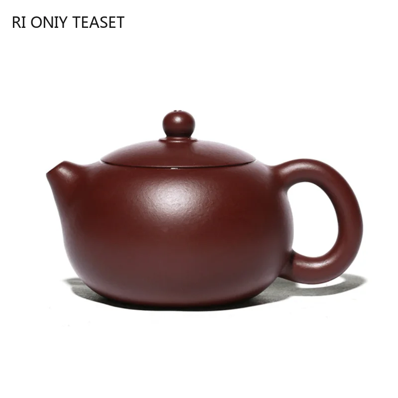

130ml Authentic Yixing Purple Clay Teapot Raw Ore Zhu Mud Xishi Tea Pot Zisha Filter Beauty Kettle Chinese Tea Set Accessories