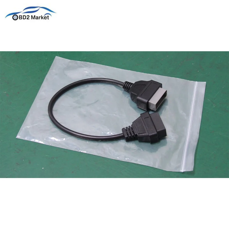 OBD2 кабель для Nissan 14Pin к OBD OBDII16 Pin Женский Диагностический 14 PIN to 16 кабельный