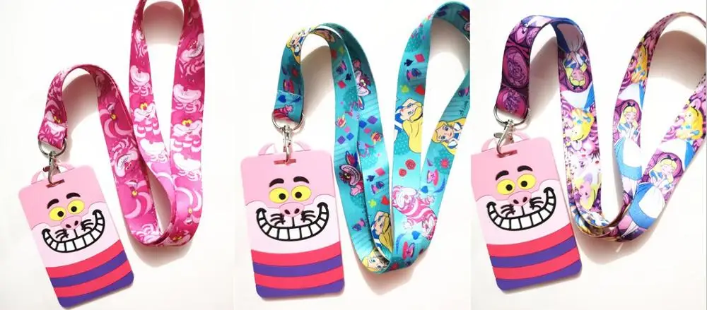 Мультфильм Алиса в стране чудес коты именованные держатель для карт