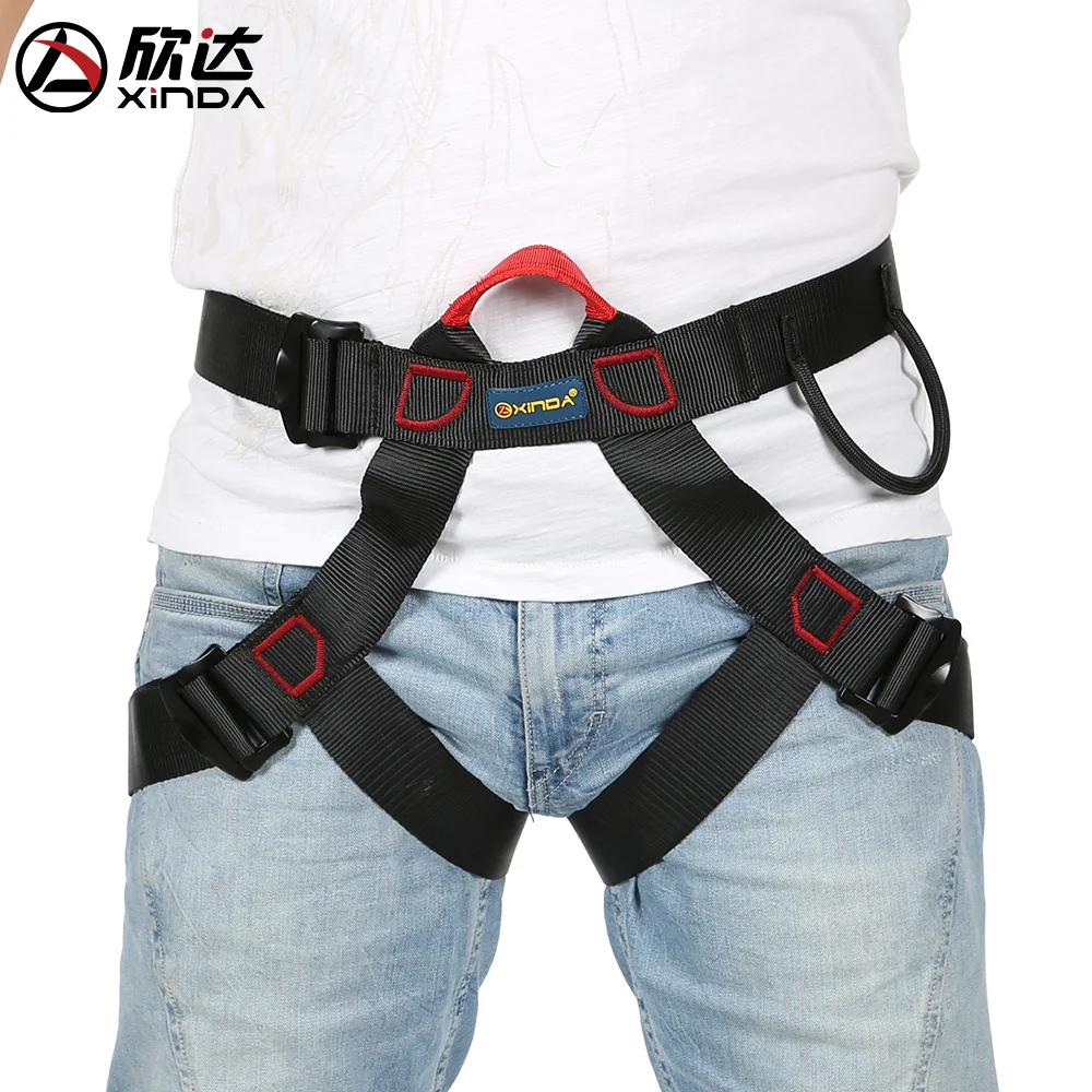 

Xinda Climbing Harness Waist Support Half Body Aerial Survival Professional Outdoor Sports Safety Belt Rock Mountain
