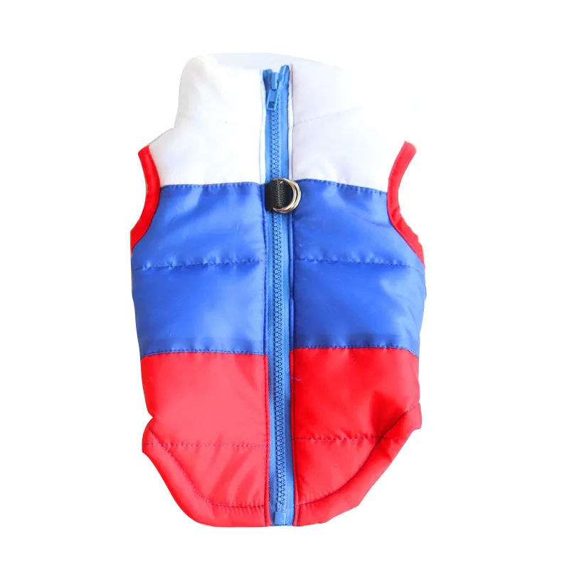 Теплая одежда для собак маленьких ветрозащитная зимняя куртка с подкладкой