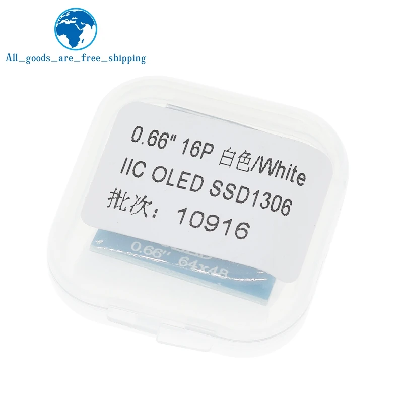 Модуль OLED TZT 0 66 дюйма для WEMOS D1 MINI ESP32 модуль Arduino AVR STM32 64x48 ЖК-экран IIC I2C |