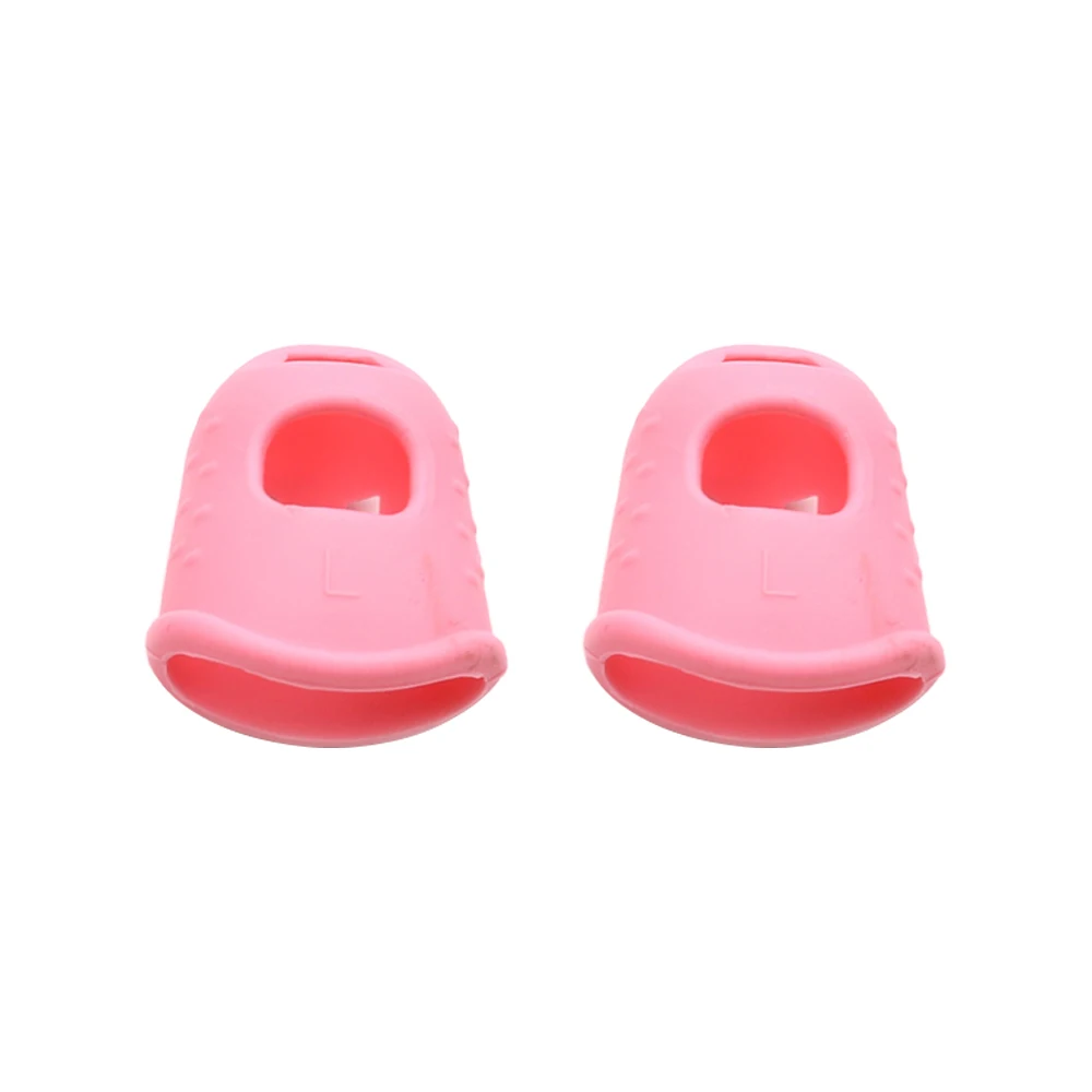 6 шт. S/M 2 L Силиконовая защита для пальцев на гитаре защитные колпачки|Детали и