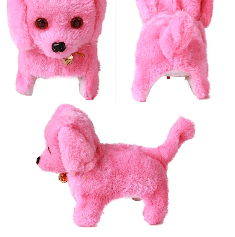 

The Electric Dog To Go Forward The Dog Will Go Backwards,Eyes Will ShineThe Barking Puppy Plush Toys Are Gifts for Children
