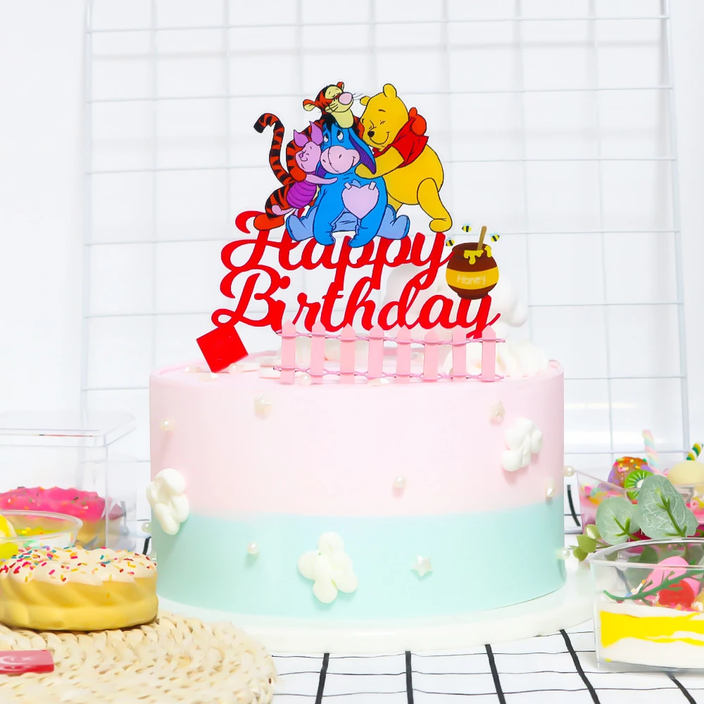 

Акриловые вставки для торта в виде Винни, 1 шт.