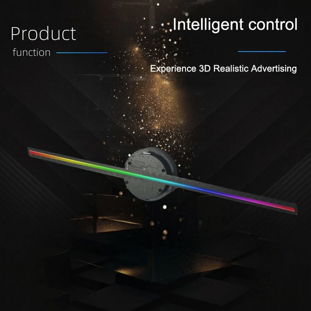 3D голографический проектор Веерообразный рекламный удаленный дисплей веер