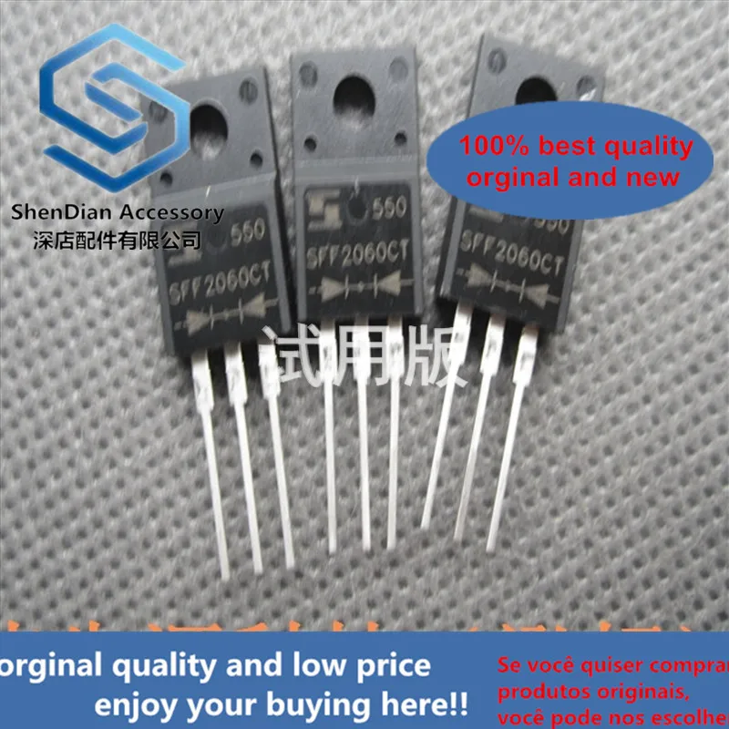 10 шт. только оригинальный новый реальный sotck SFF2060CT 20A 600V TO 220F супер быстрый