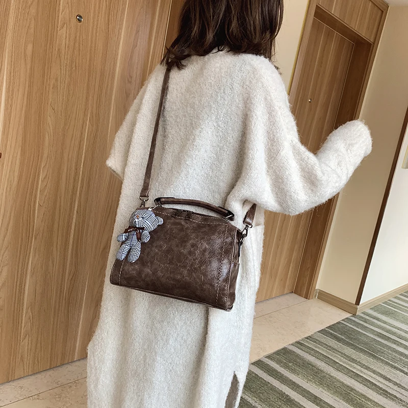 Сумки для женщин мессенджер 2019 женские сумки бостонские кожаные на плечо