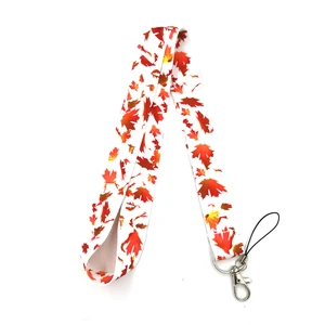 12Pcs/set Autumn Leaves Keychain Mobile Phone Straps Lanyard for Key Chain ID Card USB Badge Holder DIY Hanging Rope Neck Strap 12Pcs/set Autumn Leaves Keychain Mobile Phone Straps Lanyard for Key Chain ID Card USB Badge Holder DIY Hanging Rope Neck Strap