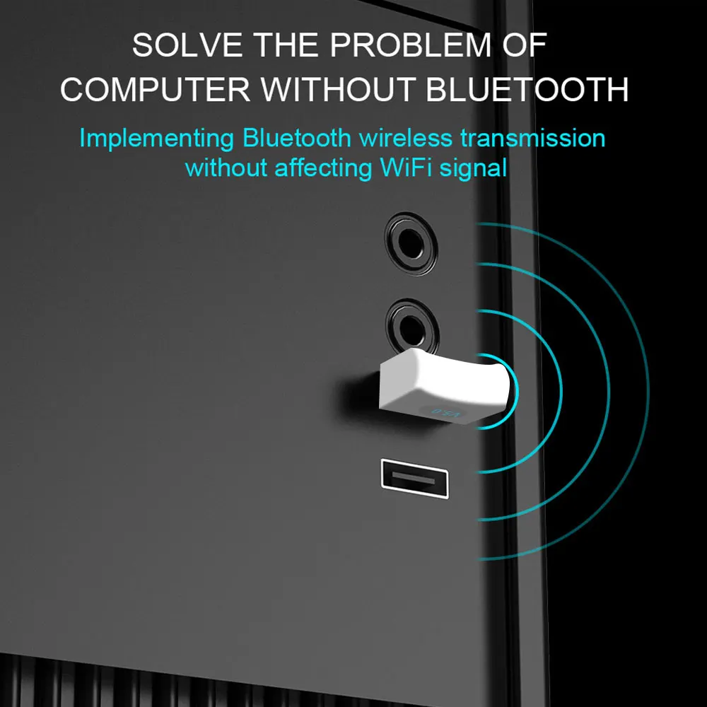 Беспроводной USB-адаптер ANKNDO Bluetooth 5 0 для ПК ноутбука | Мобильные телефоны и