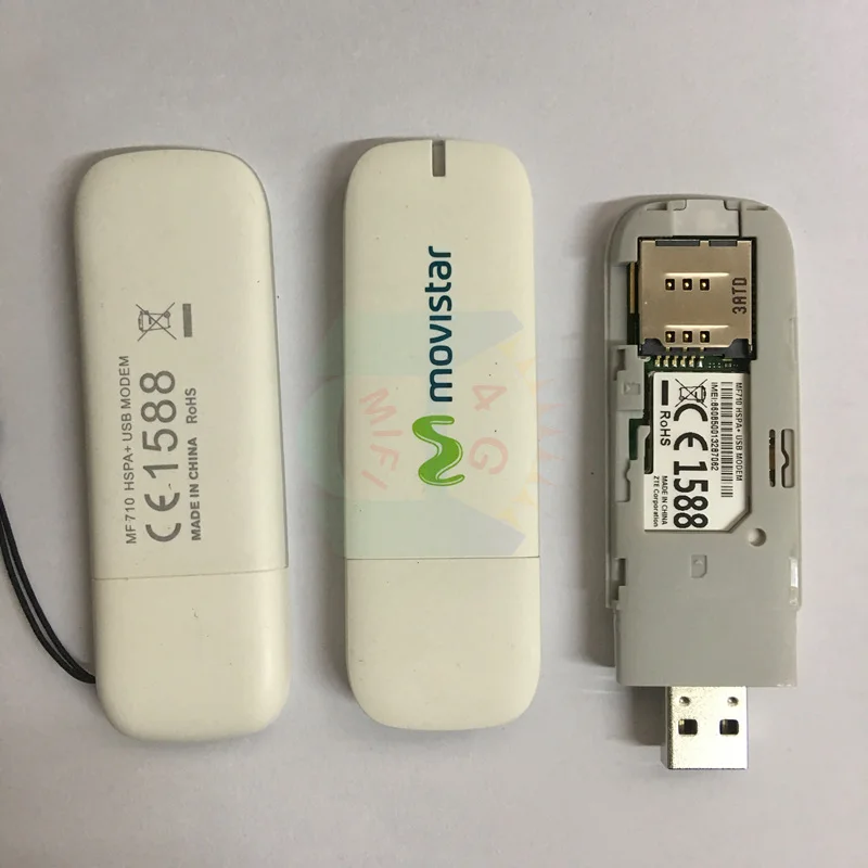 Разблокированный ZTE MF710 HSPA + 21Mbps 3G USB модем 3g usb wcdma dongle hi-link со слотом для sim-карты zte