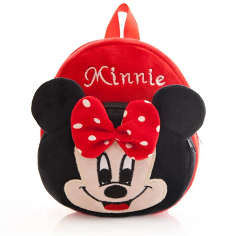 Minnie1 Милый детский плюшевый рюкзак с героями мультфильмов, мини-сумка, детский подарок, Студенческая сумка для мальчиков и девочек, милый кошелек, рождественский подарок - Цвет: Minnie1