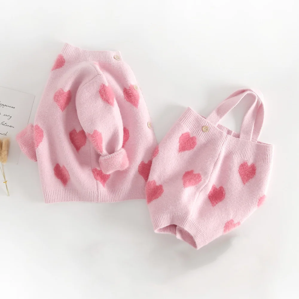 Новинка 2020 года розовый комплект одежды для новорожденных девочек милое пальто