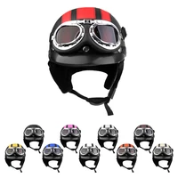 men women half helmet motorcycle protective hat cycling helmet with visor high quality
