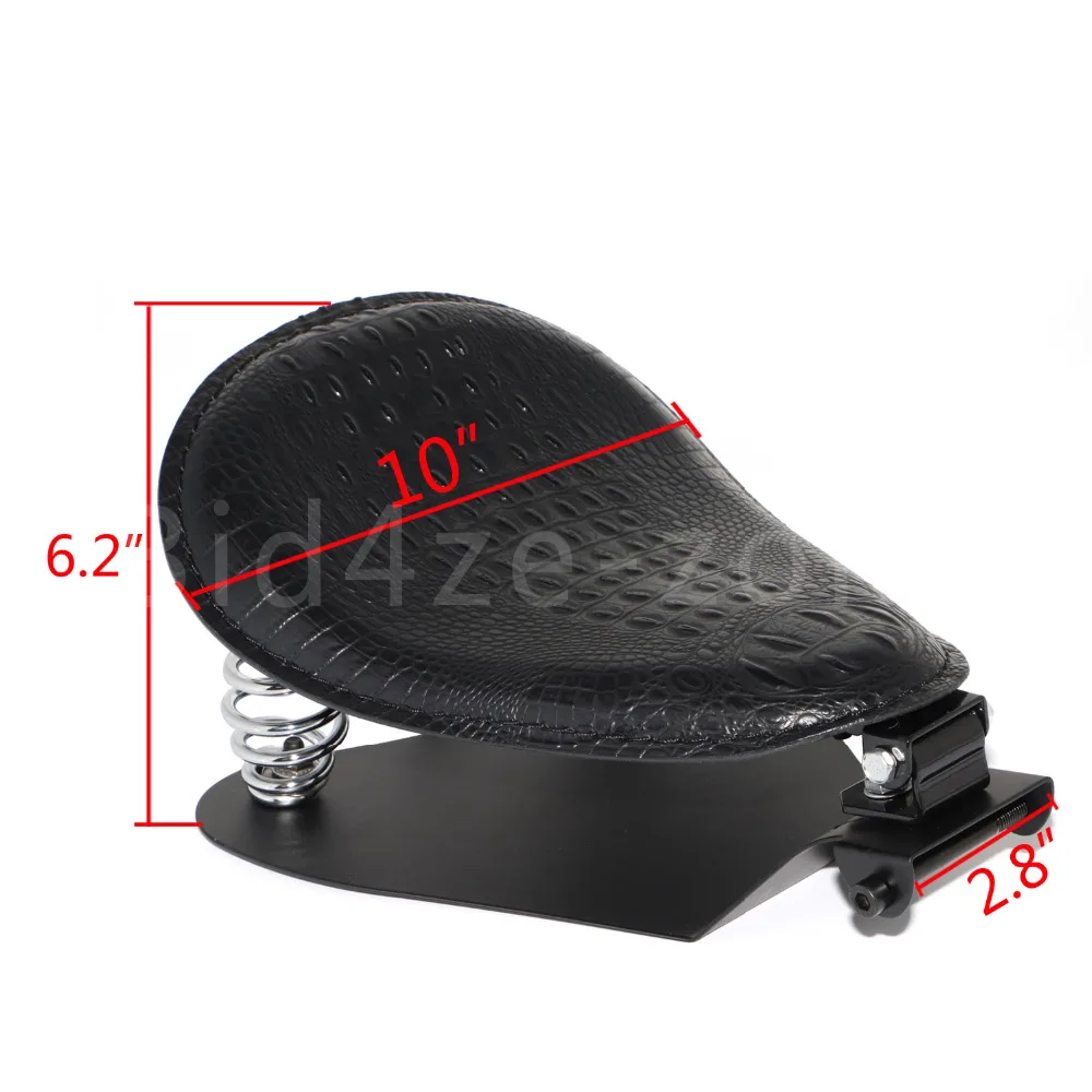 Мотоцикл Аллигатор Solo Seat Baseplate &amp 3 &quotпружины Кронштейн монтажный комплект для