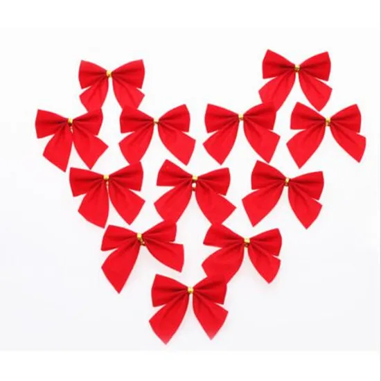 12 шт. подвесные украшения в виде рождественской елки|Рождественские банты| |