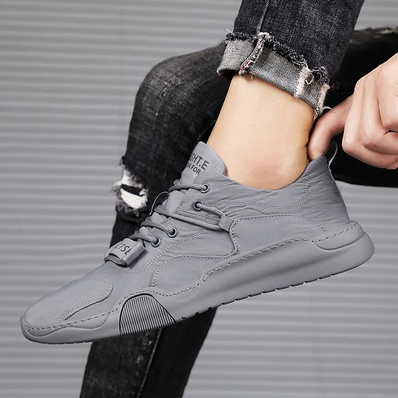 

Fashion Mens Sneakers 2021 New High Quality Slip-on Men Running Shoes Comfortable Casual Classic Anti-slip Soft Lace Up Shoes