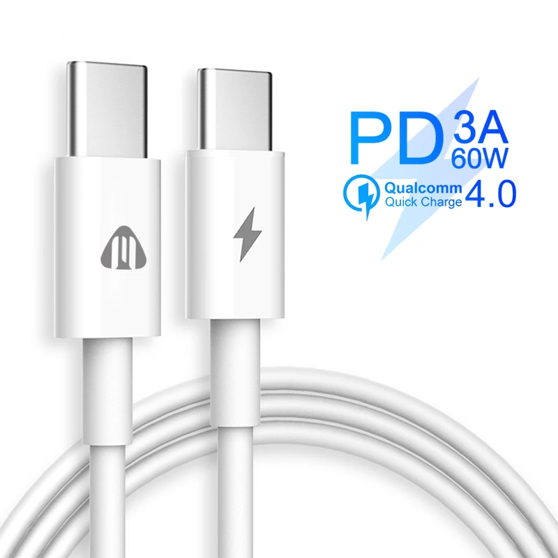USB C к Type кабель для Xiaomi Redmi Note 8 Pro Quick Charge 4 0 PD 100 Вт Кабель быстрой зарядки MacBook