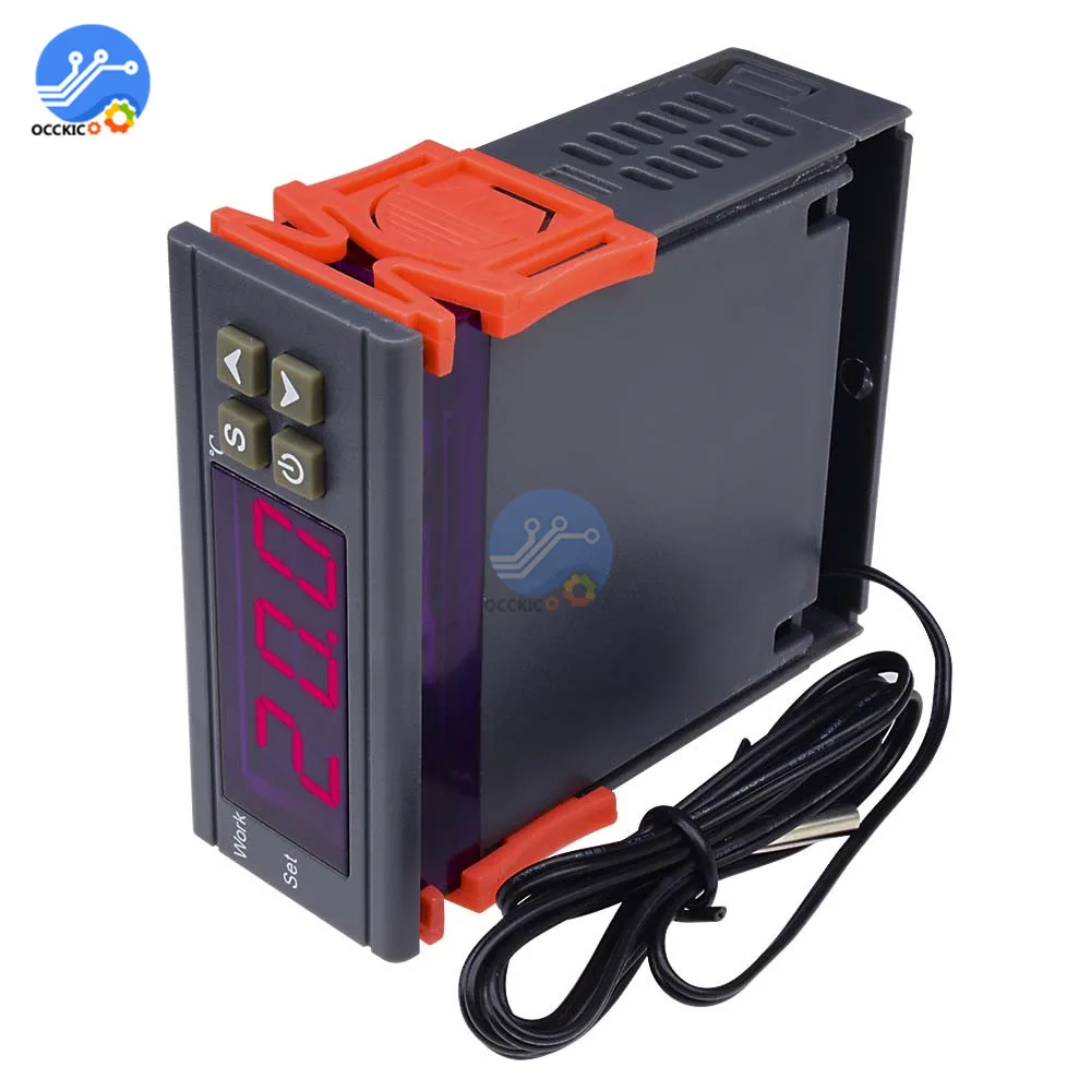 MH1210W 90-250V 10A 220V Цифровой термостат контроль температуры ler-50~ 110 градусов Цельсия нагрев охлаждающий инкубатор контроль NTC датчик