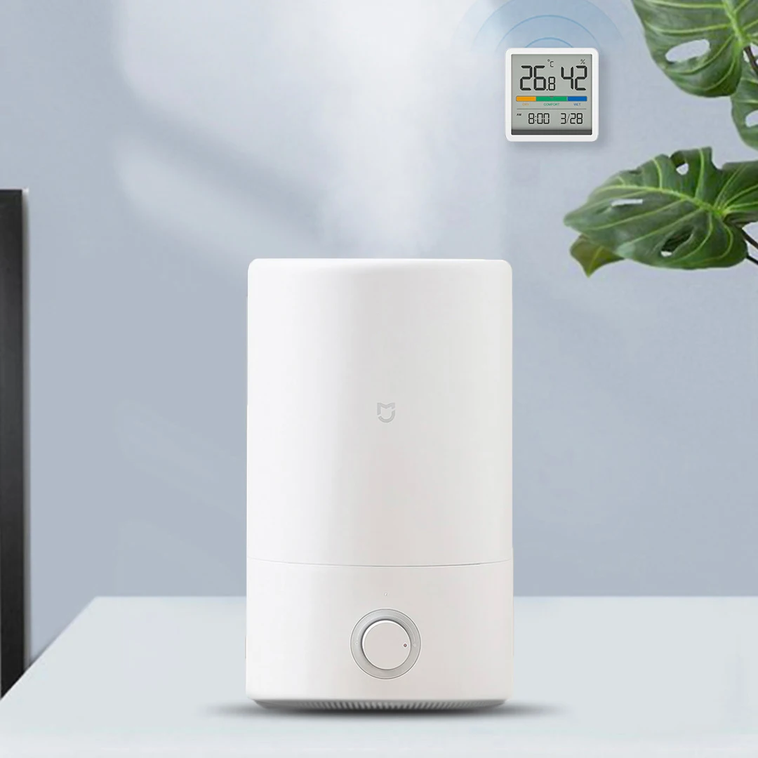 Бесшумные часы Miiiw с температурой и влажностью высокоточные домашние для детской