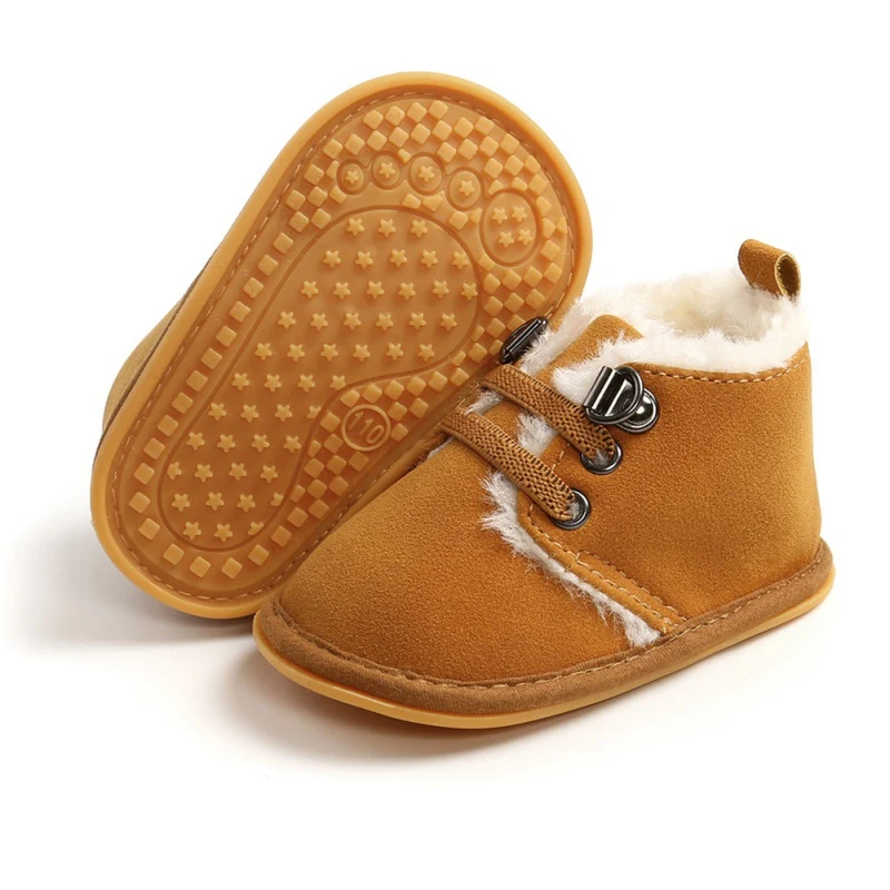 

Baby Girls Boys Winter Warm Shoes First Walkers Sneakers Kids Crib Infant Toddler Footwear Boots Newborns Prewalkers
