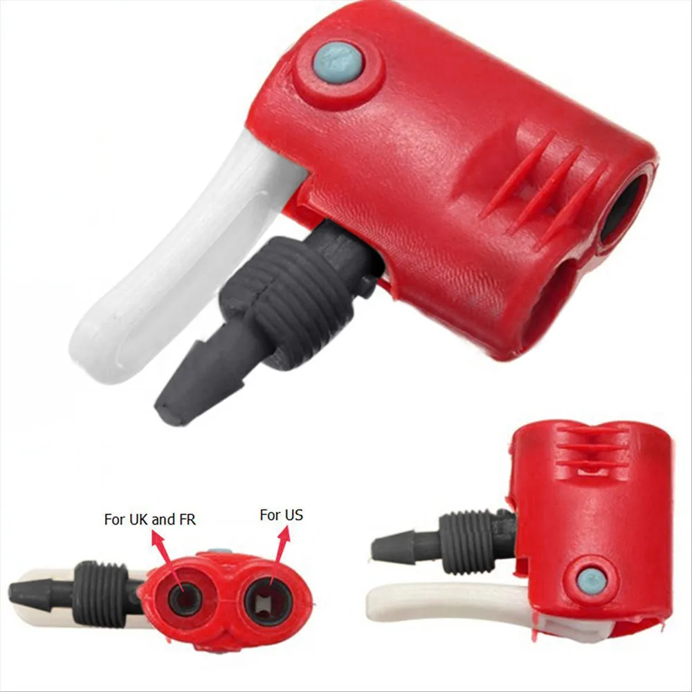 

Schrader Valve Bicycle Tire Tyre Air Pump Inflator Multi-use Connector Head Air Pump Adapter Outdoor Cycling Accessories