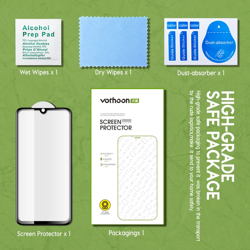 

Vothoon Tempered Glass For Xiaomi Redmi Note 7 Pro 7A K20 Pro Full Cover Screen Protector For Xiaomi Mi 8 9 se 8 Lite Glass