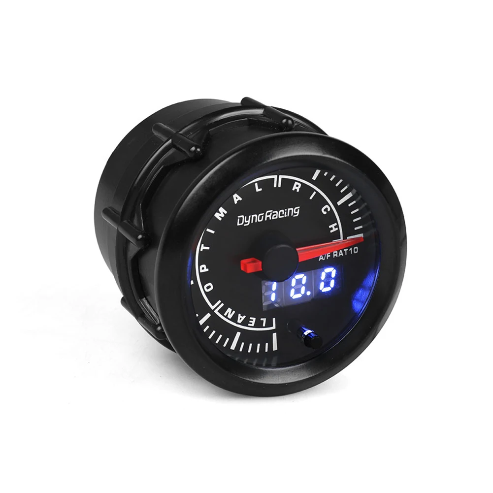 

2019 Car Air Fuel Ratio Gauge 3 Digits Display Auto Modification 12V 52mm Pointer Universal Meter CSL88