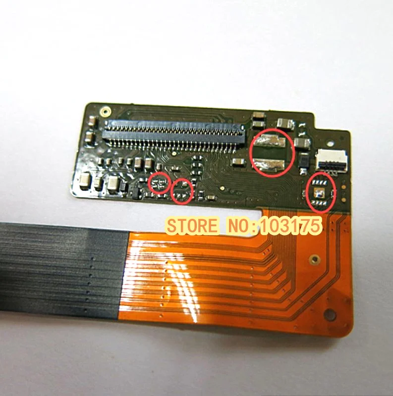 10 шт./Новинка вращающийся вал LCD гибкий кабель деталь для цифровой камеры Fujifilm Fuji