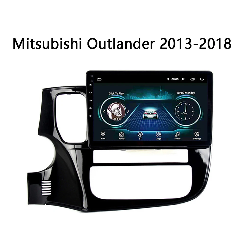 Автомобильное радио для Mitsubishi Outlander xl 3 2013 2018 gps навигация стерео Android 8 1 10 &quotCarplay FM