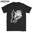 Мужская футболка из чистого хлопка, с коротким рукавом