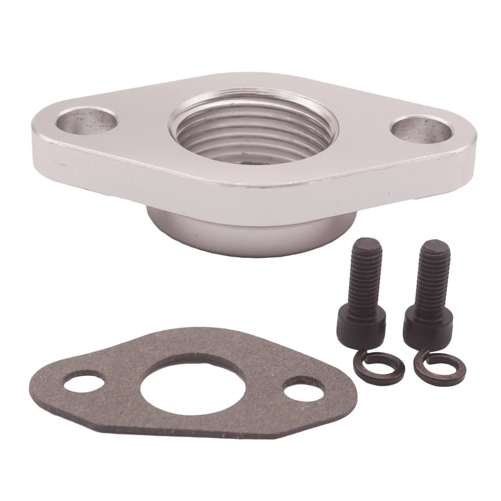 Billet Aluminum Oil Drain Flange 3/4&quot Barb For T3 T4 T04B T04E T04 | Автомобили и мотоциклы