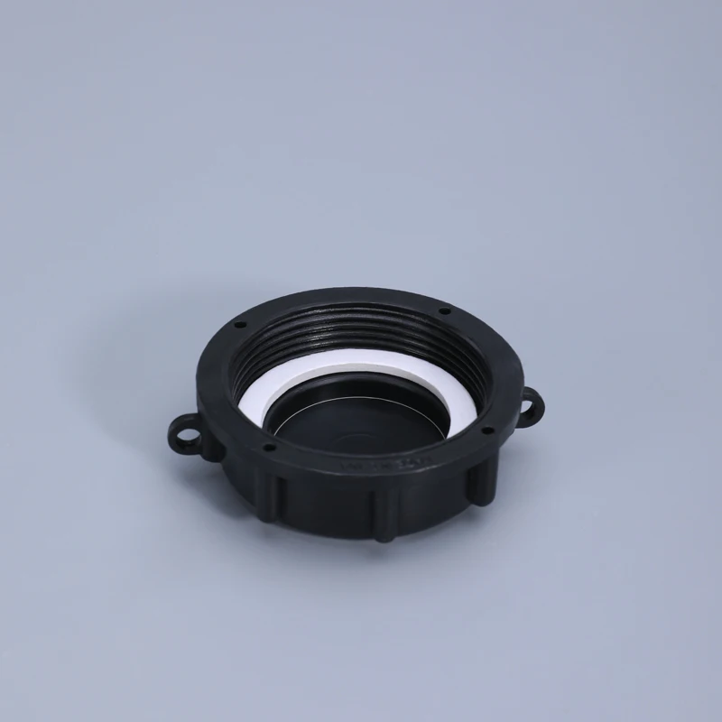 

60MM Fine Thread Valve Cover Thicken IBC Tank Adapter with Gasket High Quality Plastic Lid for Tank