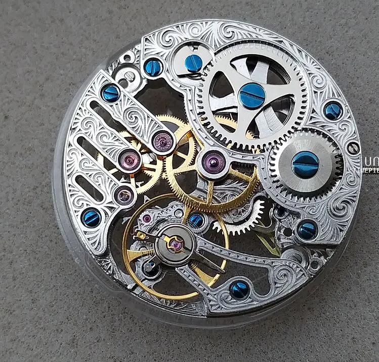 

Clone Hollow 6497 Movement Sea gull-3600SK Second at 9