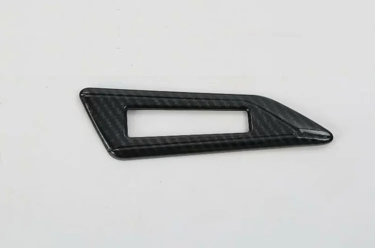 Carbon fiber style Для- Toyota Alphard Vellfire AH30 автомобильная ручка регулировки положения сиденья рамка отделка правый ручной привод - Название цвета: Carbon fiber style