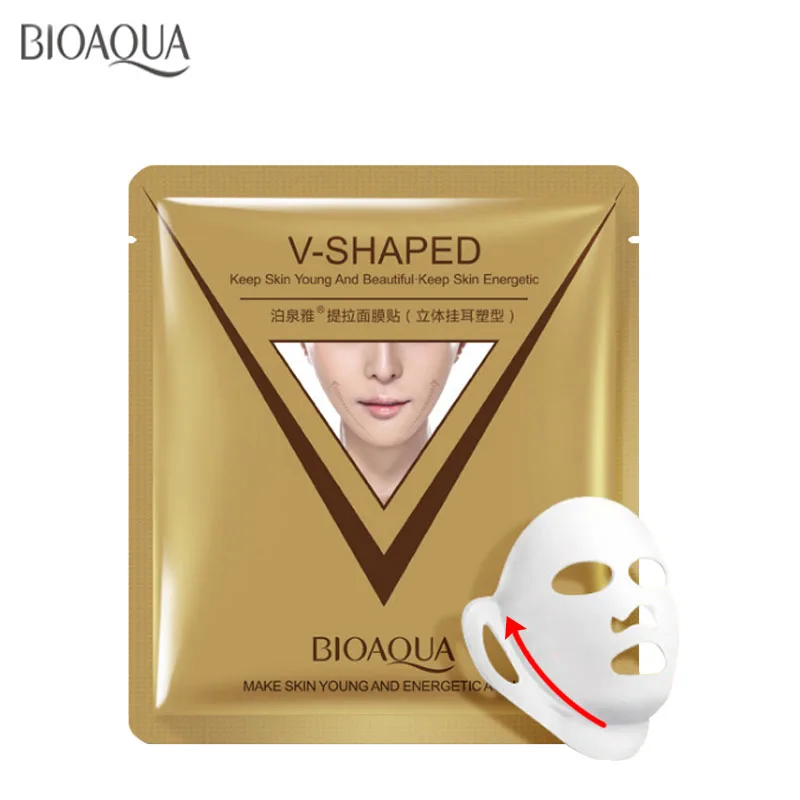 Брендовая листовая маска для ухода за лицом V образная подтягивающая