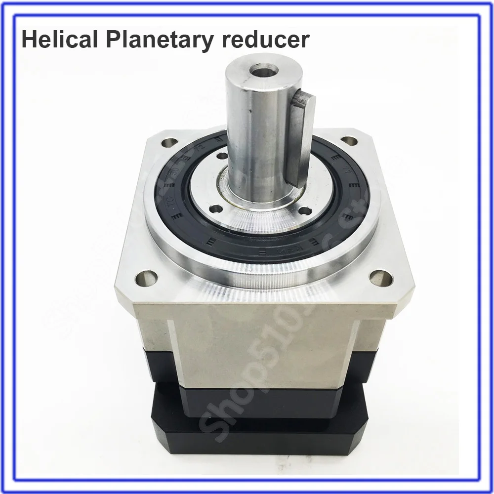 

Gearbox Reducer for NEMA24 60mm 200W 400W Servo Motor Robot High Precision 3:1 Helical Tooth Planetary Reducer 3Arcmin Backlash
