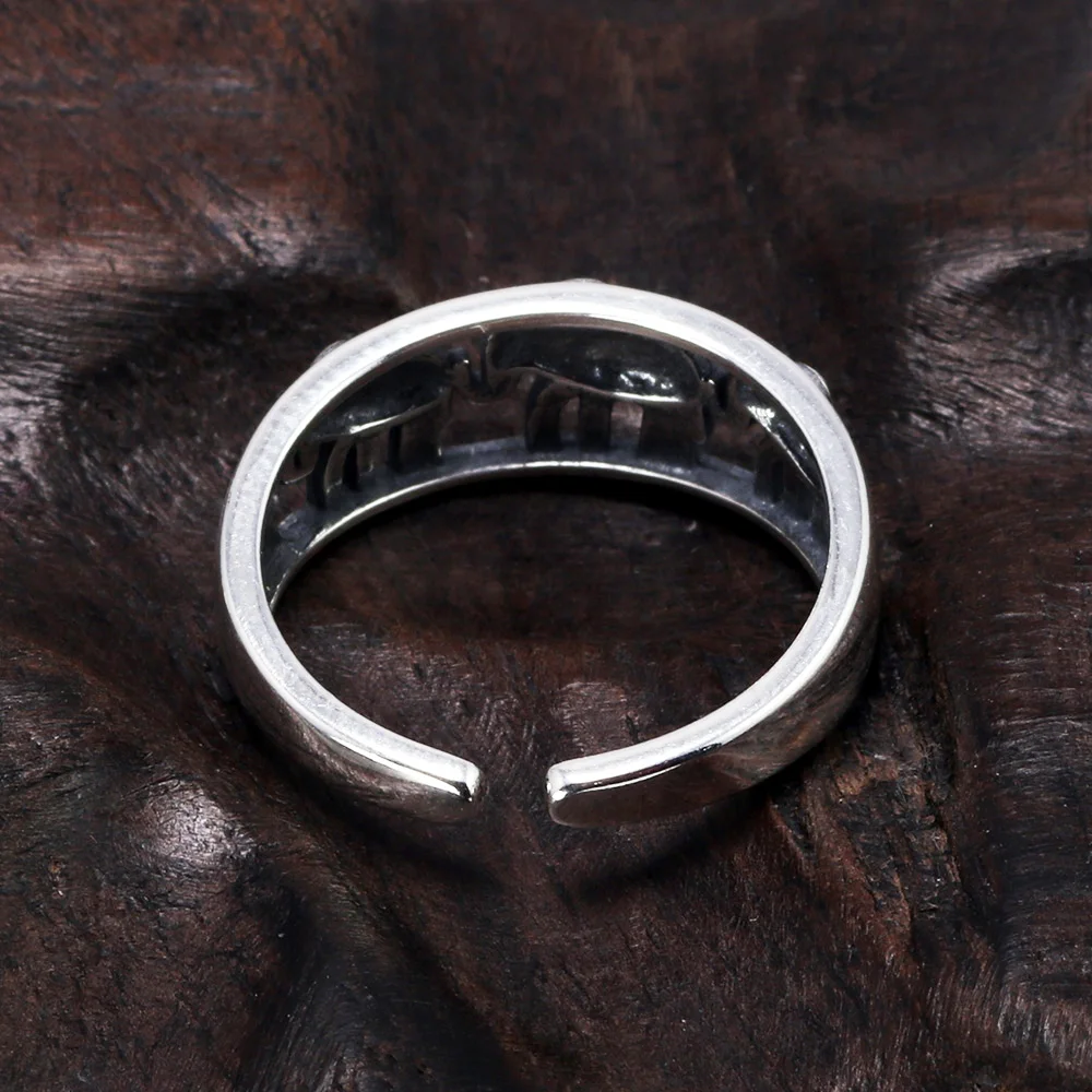 Женское Открытое кольцо с 3 слонами маленькое открытое ювелирное изделие из