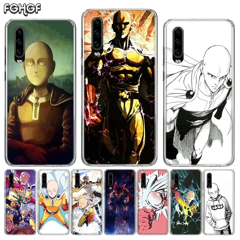 Силиконовый чехол для телефона One Punch Man huawei P30 P20 mate 20 10 Nova 5 5i Pro P10 lite P Smart + Plus Z 2019| |