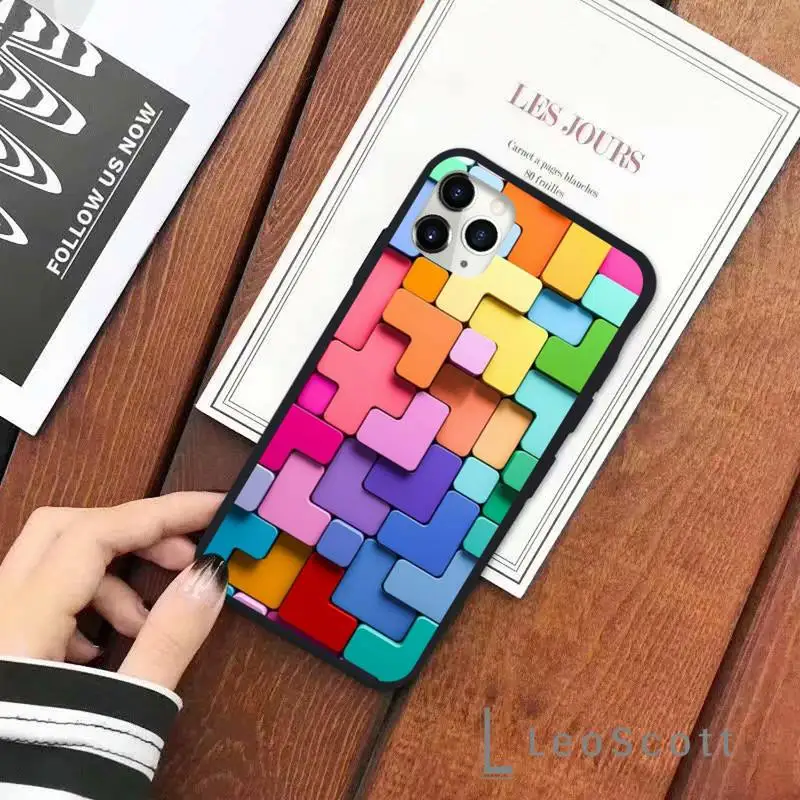 

Funny fun puzzle Smart Phone Case for iPhone 11 12 pro XS MAX 8 7 6 6S Plus X 5S SE 2020 XR Soft silicone