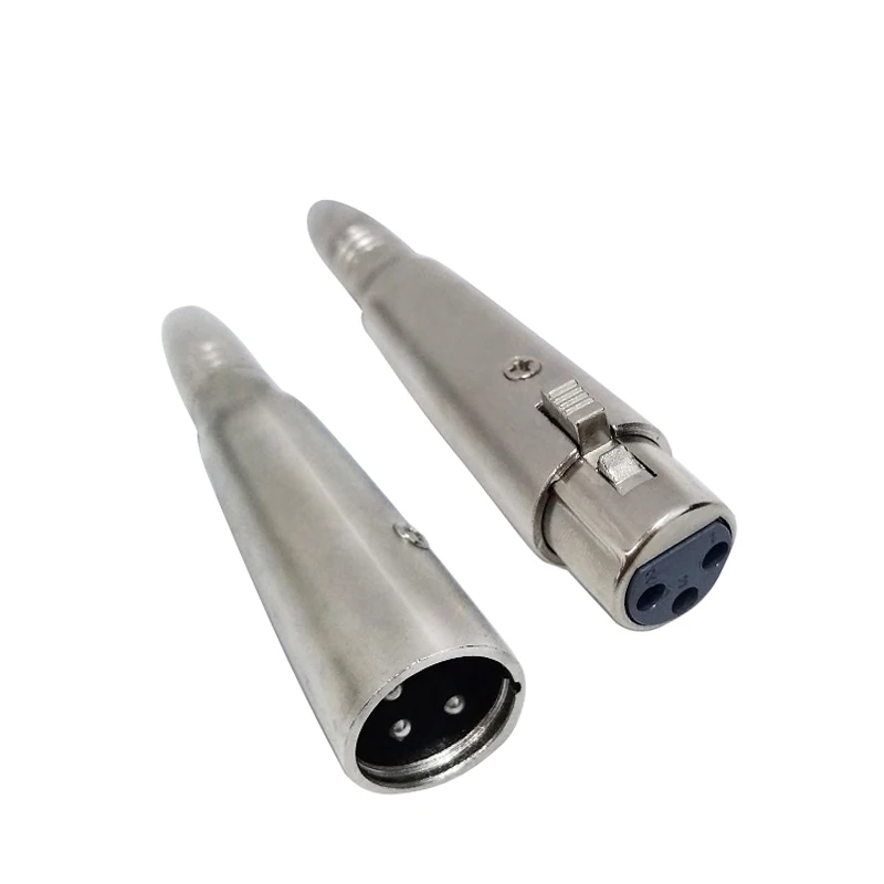 XLR 3-контактный Штекерный разъем 1/4 &quot6 35/6 5 мм гнездо Аудио Адаптер миксер