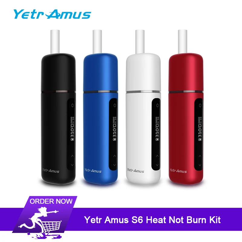 Yetr Amus S6 заряженный комплект для нагрева электронных сигарет vape до 15 непрерывная