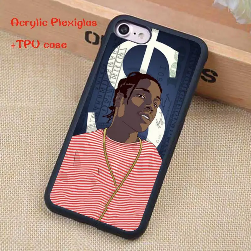 

ASAP Mob Asap Rocky Rapper TESTING Phone Case For iphone 12 11 Pro Max X XR XS SE 2020 6S 7 8 Plus Acrylic Plexiglass TPU