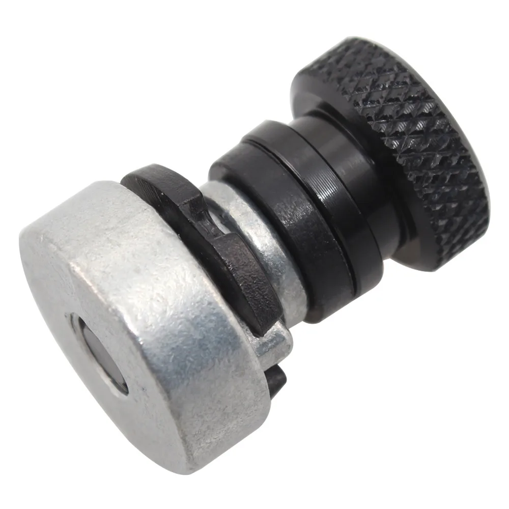 Черная хромированная мини задняя сиденье на крыле винт Серебряная гайка