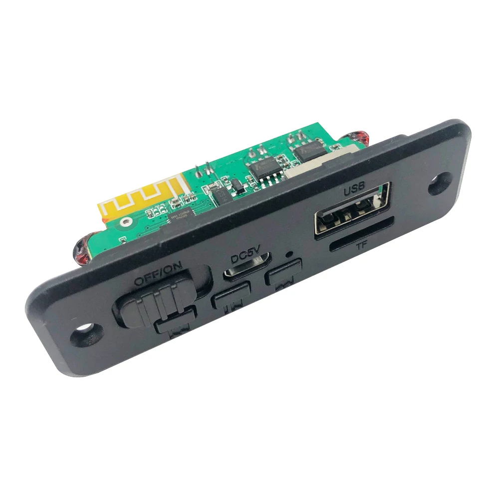 2*3W Amplifier Bluetooth 5.0 Car MP3 Player Decoder Board 5V Wireless FM Radio Module TF USB Handsfree Call | Электроника