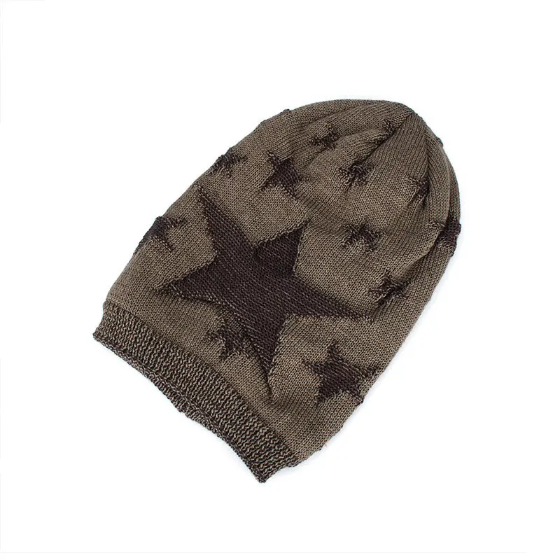 RoxCober Зимняя Вязаная Шапка бини Skullies для мужчин и женщин шерстяной шарф шапки плюс