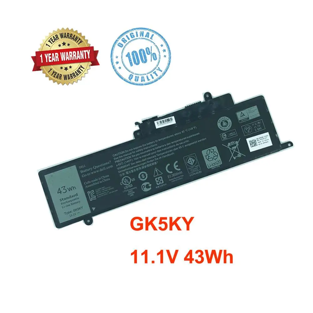 Оригинальный GK5KY ноутбук Батарея для DELL Inspiron 13 &quot7000 серии 7347 7348 7352 11&quot 3147 3148 04K8YH 11