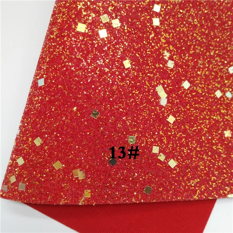13 Glitterwishcome 21X29 см А4 Размер синтетическая кожа, неоновая массивная блестящая кожа, искусственная ткань из искусственной кожи винил для бантов, GM562A - Цвет: 13