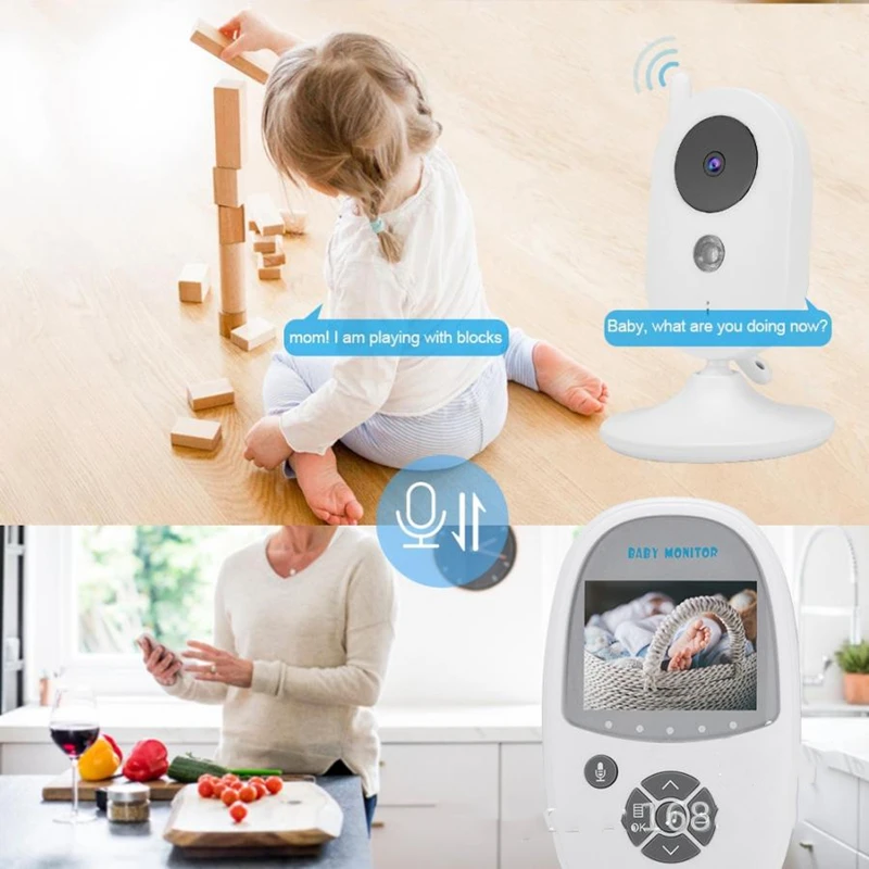 IMPORX радионяня портативная WiFi ip-камера HD Беспроводная умная детская камера Аудио Видео Запись камера наблюдения домашняя камера безопасности